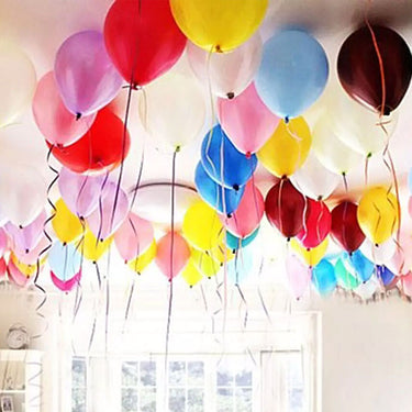Colourful Helium Balloon Decor: Zestful Celebration Enhancement